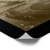 Michigan Cornell Football Foto 1914 Poster (Ecke)