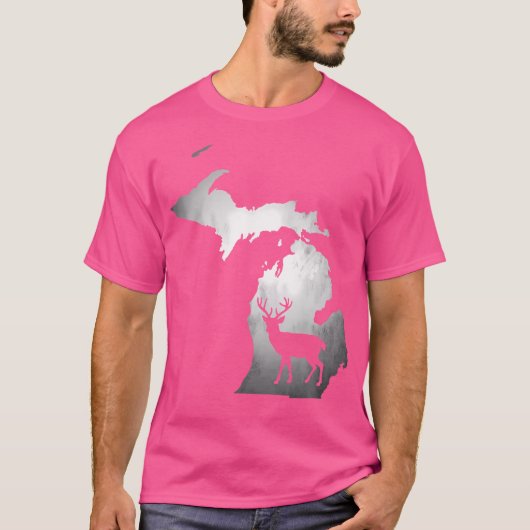 Michigan Deer Junting T-Shirt (Vorderseite)