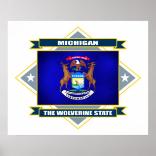 Michigan-Diamant Poster