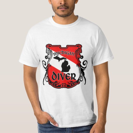 Michigan Diver T-Shirt (Vorderseite)