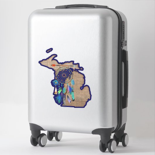 Michigan Dream Catcher Beautiful Aufkleber (Koffer)