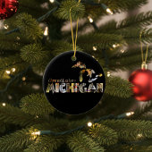 Michigan Drinkin Frikin Weihnachten Keramik Ornament