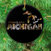 Michigan Drinkin Frikin Weihnachten Keramik Ornament