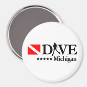 Michigan DV4 Magnet (Vorderseite/Rückseite)
