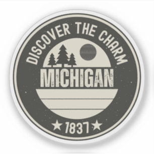 Michigan entdecken - Designs für jeden Liebhaber Aufkleber