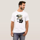 Michigan 'Eye Candy Funny Walleye Fishing T - Shir T-Shirt (Vorne ganz)
