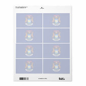 Michigan Faint Flag Shipping Label (Vorne)
