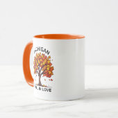 Michigan Fall Coffee Tasse (Vorderseite Links)
