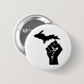 Michigan Faust Button (Vorne & Hinten)