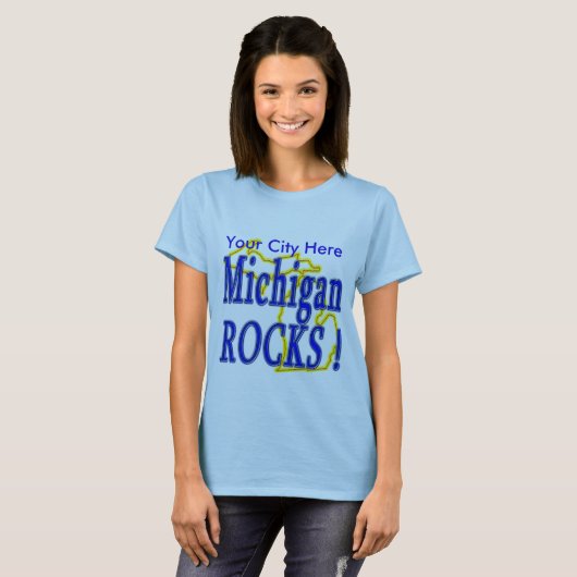 Michigan-Felsen! T-Shirt (Vorne ganz)