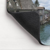 Michigan Fish Town in Leland Mousepad (Ecke)