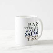 Michigan Fishing Kaffeetasse (VorderseiteRechts)