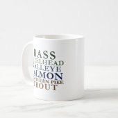 Michigan Fishing Kaffeetasse (Vorderseite Links)