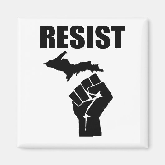 Michigan Fist RESIST Magnet (Vorne)