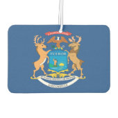 MICHIGAN Flag - Autolufterfrischer (Rückseite)