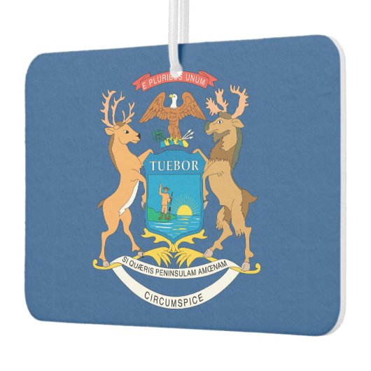 MICHIGAN Flag - Autolufterfrischer (Links)