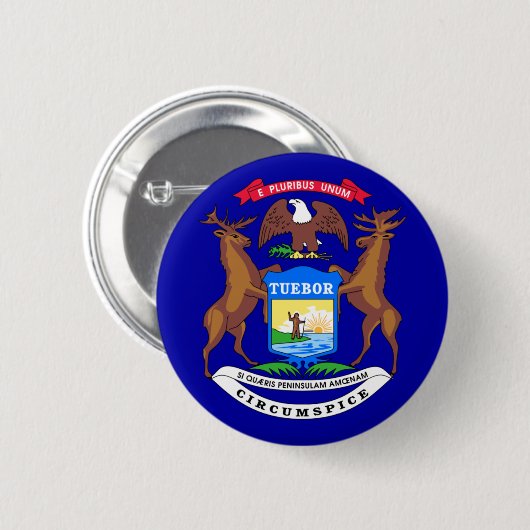 Michigan Flag Button (Vorne & Hinten)