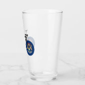 Michigan Flag Cycling Glas (Links)