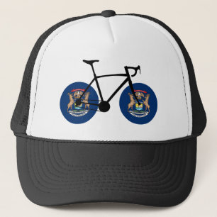 Michigan Flag Cycling Truckerkappe