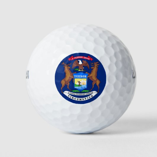 MICHIGAN FLAG GOLFBALL (Vorderseite)