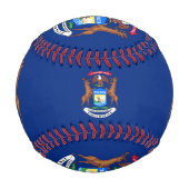 Michigan Flag, Michigan sports BL / Baseball Balls (Rückseite)