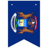 Michigan Flag Party, Banners / Hochzeiten Wimpelkette (Erste Fahne)