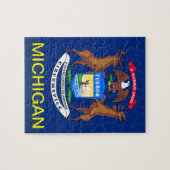 MICHIGAN FLAG PUZZLE (Horizontal)