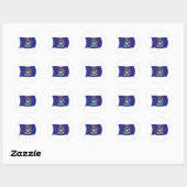 Michigan Flag Sticker (Blatt)