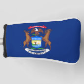 Michigan-Flagge Golf Headcover (Vorderseite)