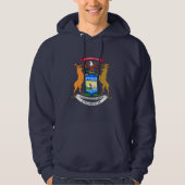 Michigan-Flagge Hoodie (Vorderseite)