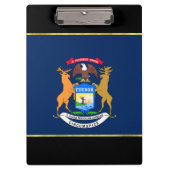 Michigan-Flagge Klemmbrett (Vorderseite)
