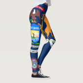 Michigan-Flagge Leggings (Rechts)