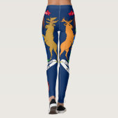 Michigan-Flagge Leggings (Rückseite)