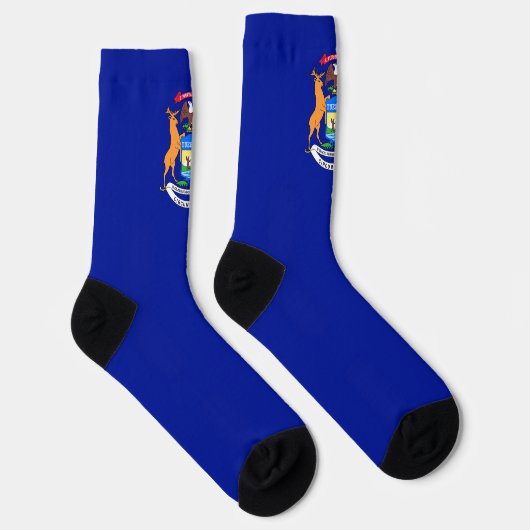 Michigan-Flagge Socken (Rechts)