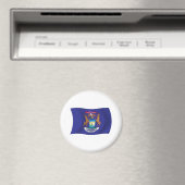 Michigan-Flaggenmagnet Magnet (In Situ (Geschirrspüler))