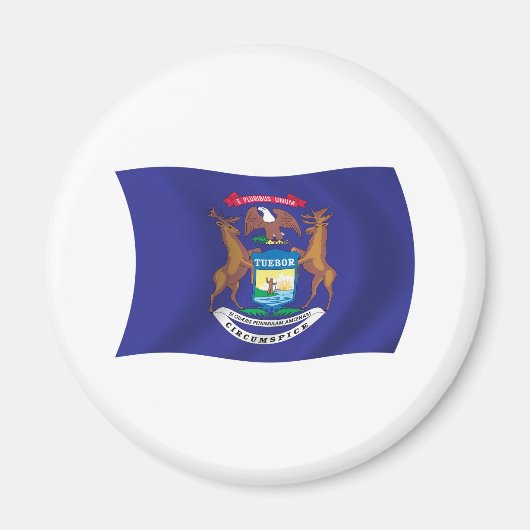 Michigan-Flaggenmagnet Magnet (Vorne)