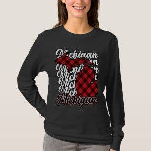 Michigan Flannel Michigan Mitten Staat Sweater Ho T-Shirt