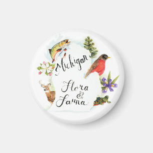 Michigan-Flora u. Fauna-Magnet Magnet