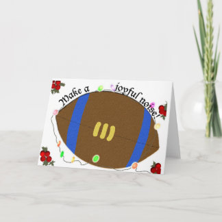 Michigan Football Christmas Card Feiertagskarte