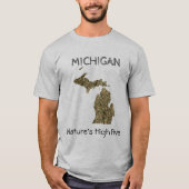 Michigan - Fünf-T - Shirt der Natur (Vorderseite)