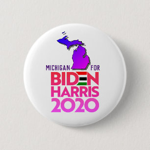 Michigan für Biden Harris 2020 Button