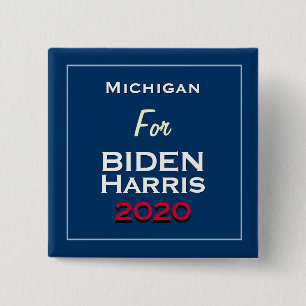 Michigan für BIDEN HARRIS 2020 Square Button