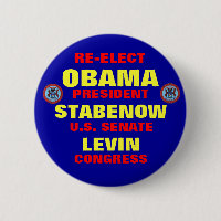 Michigan für Obama Stabenow Levin