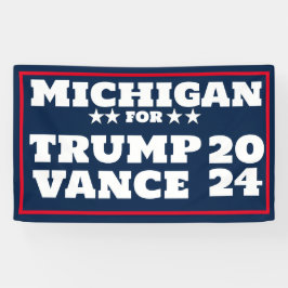 Michigan für Trump Vance 2024-Banner Banner