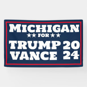 Michigan für Trump Vance 2024-Banner Banner
