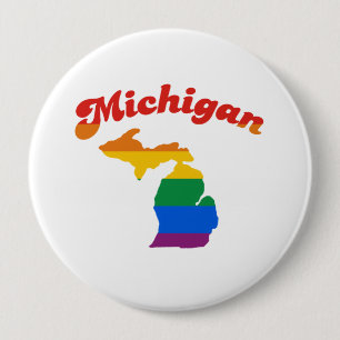 MICHIGAN GAY PRIDE BUTTON