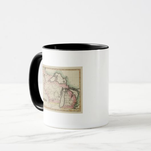 Michigan-Gebiet Tasse (Vorderseite Links)