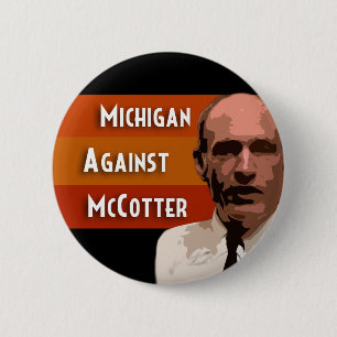 Michigan gegen McCotter Button