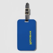 Michigan Gepäckanhänger (Vorderseite Vertikal)