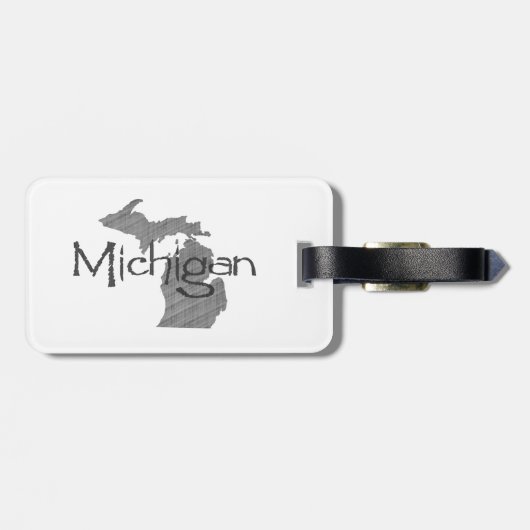 Michigan Gepäckanhänger (Rückseite horizontal)